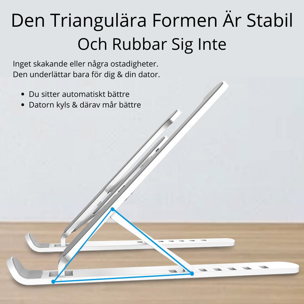 Justerbart Laptop Stativ - Portabel