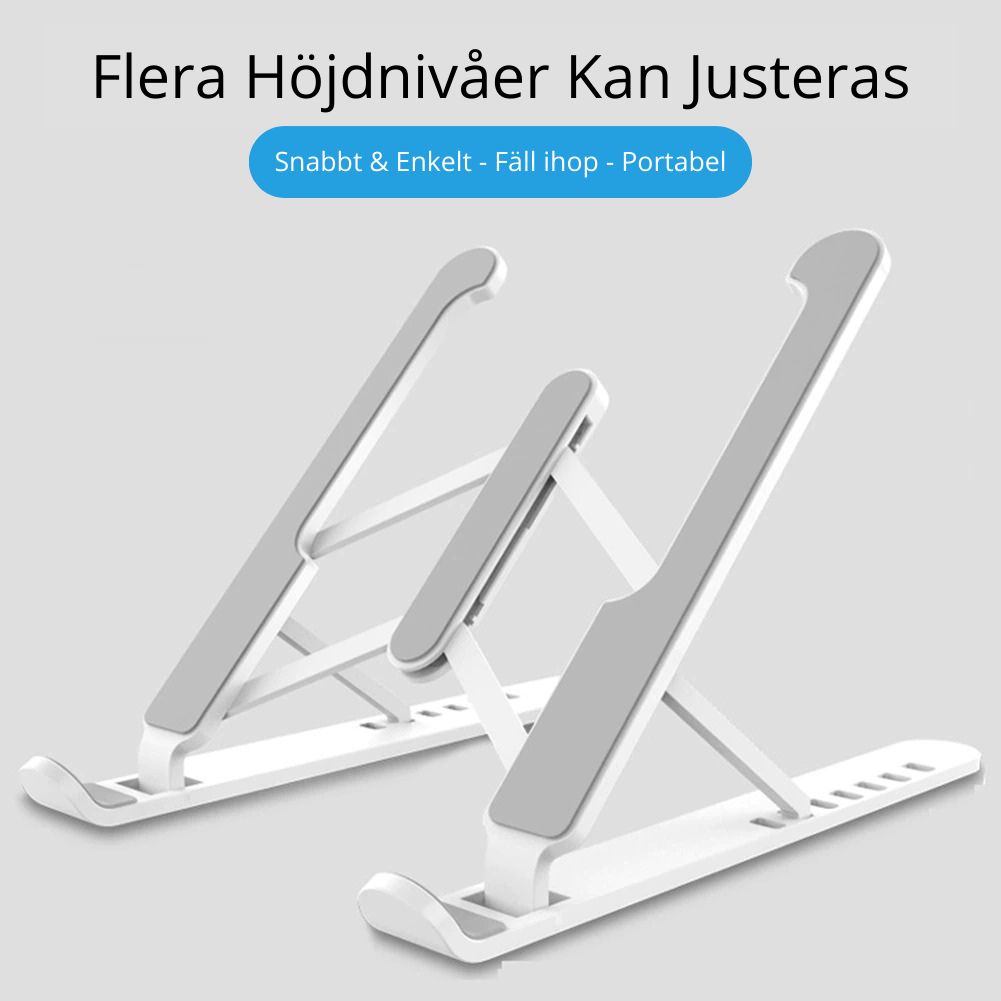 Justerbart Laptop Stativ - Portabel