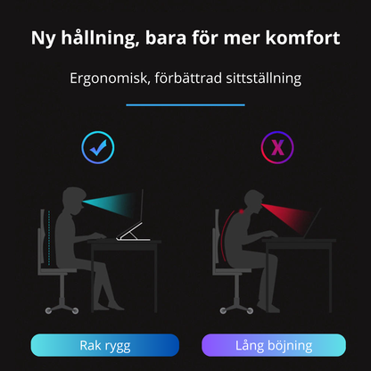 Justerbart Laptop Stativ - Portabel