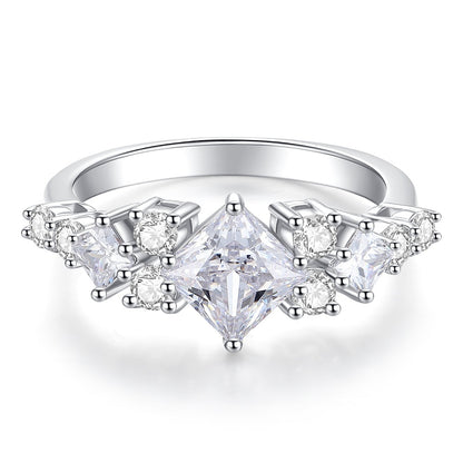 Moissanitring - S925 Sterling Silver