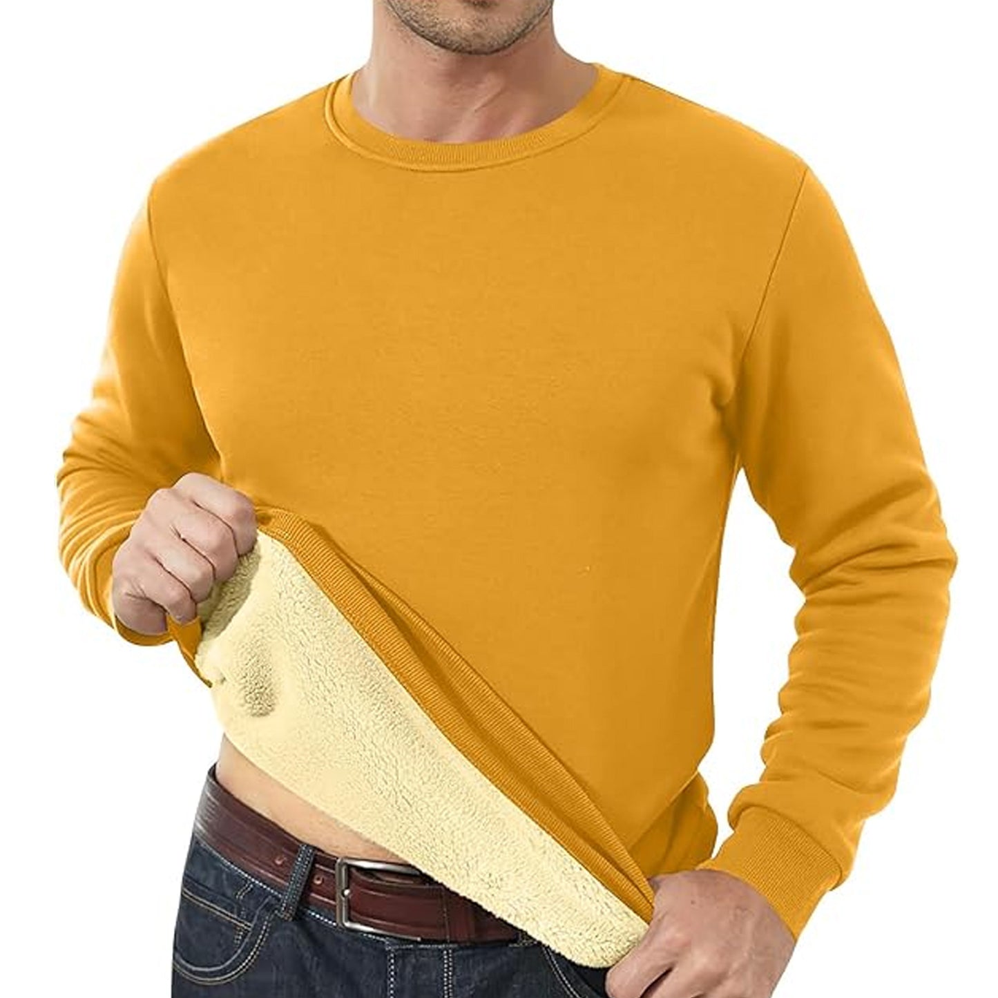 Fleece-lined Padded Sweater