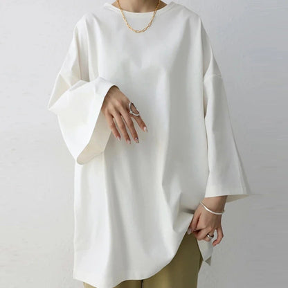 Solid Enfärgad Crew Neck