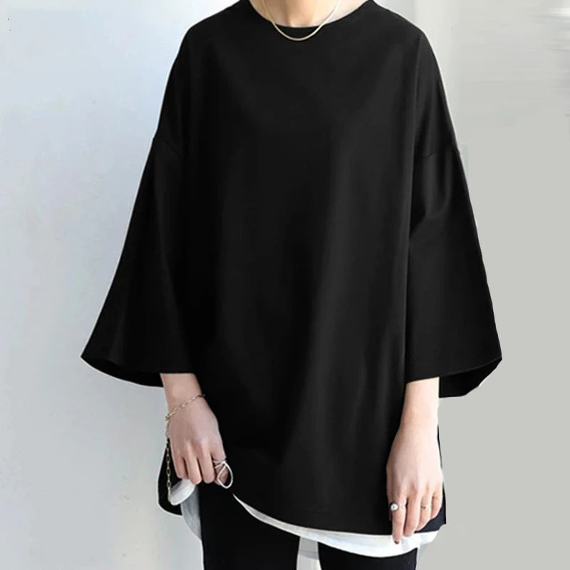 Solid Enfärgad Crew Neck