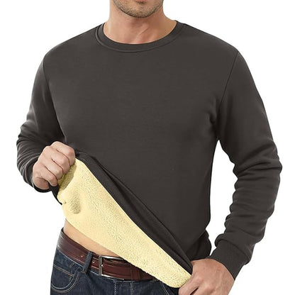 Fleece-lined Padded Sweater