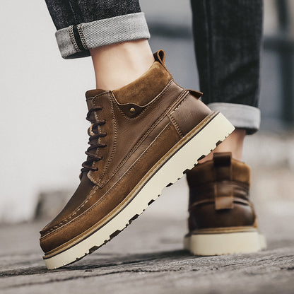 Retro Platform Low Martin Boots - Men's