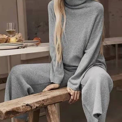 Byxor Vida, Högkrage Casual tvådelad uppsättning