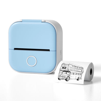 Bärbar Termisk Minietikettskrivare - Bluetooth Kompatibel