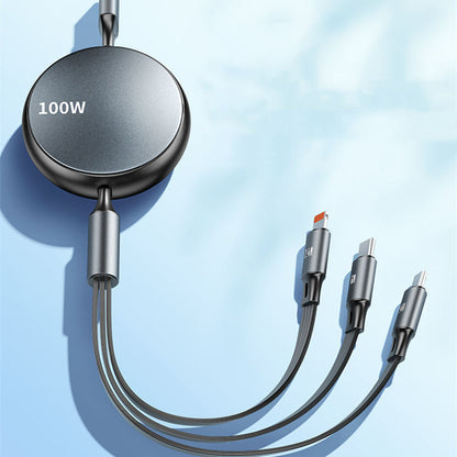 Teleskopisk 100W Snabbladdare - 3i1