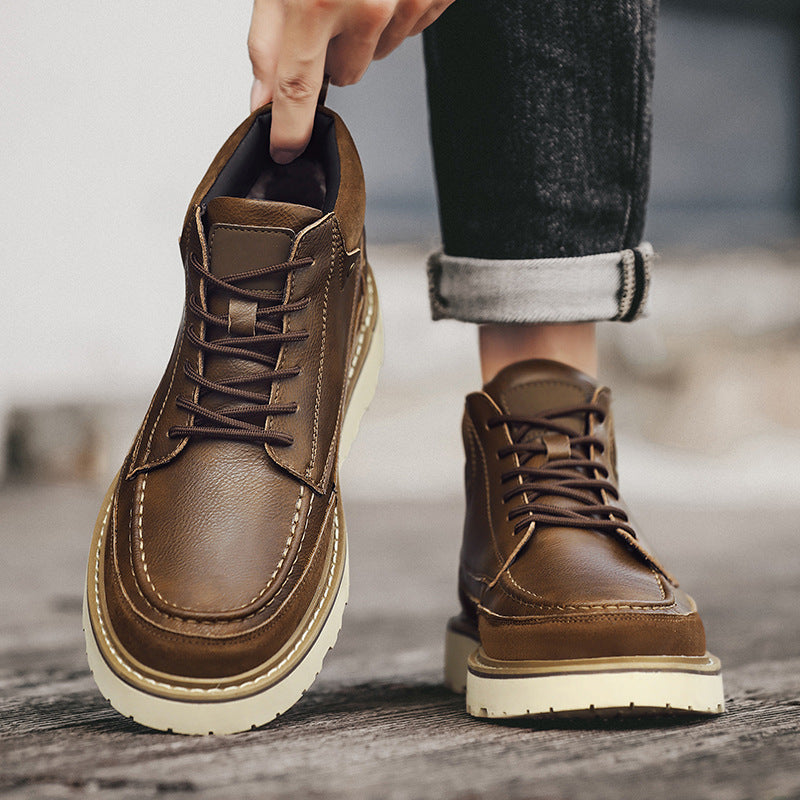 Retro Platform Low Martin Boots - Men's
