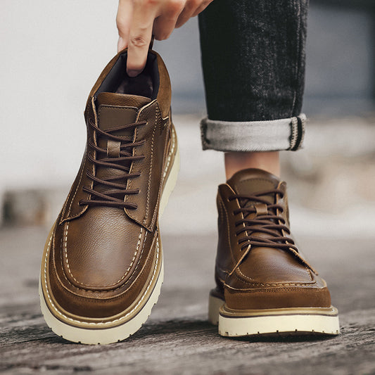 Retro Platform Low Martin Boots - Men's