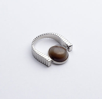 Fidget Spinner Ring - Natursten