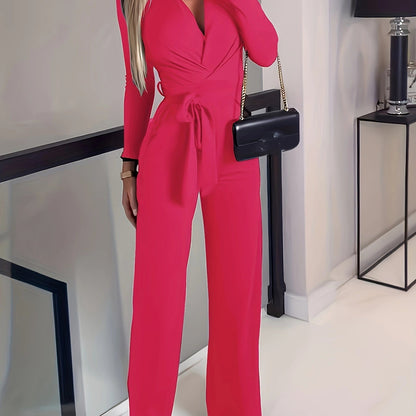 V-ringad Jumpsuit Mode