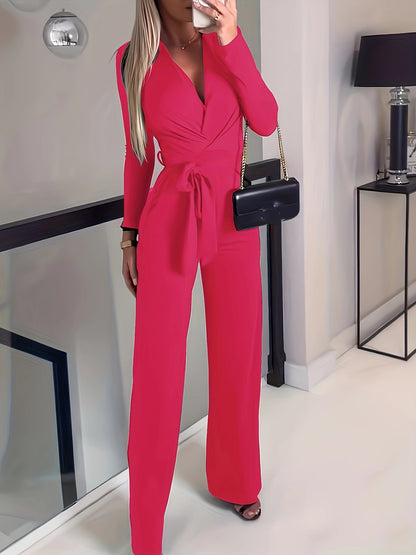 V-ringad Jumpsuit Mode