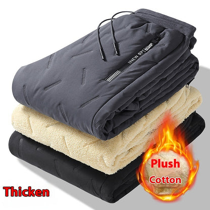 Fleece mjukisbyxa lammull, vattentät vindtät