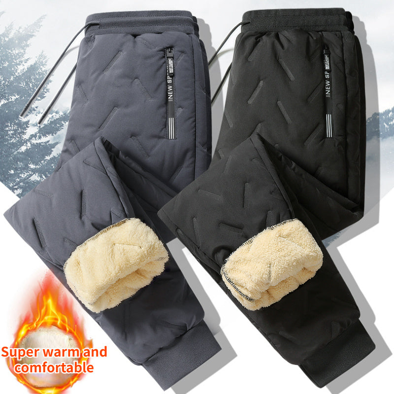 Fleece mjukisbyxa lammull, vattentät vindtät