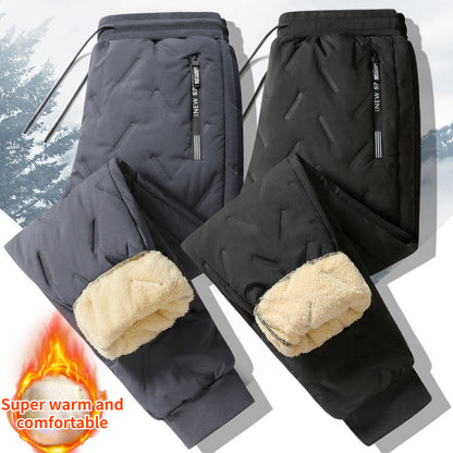 Fleece mjukisbyxa lammull, vattentät vindtät