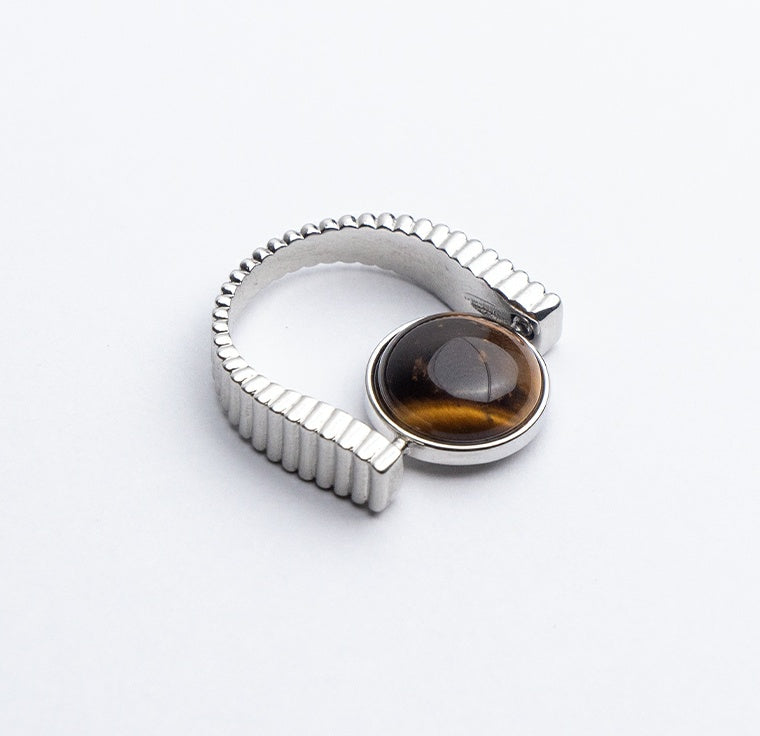 Fidget Spinner Ring - Natursten
