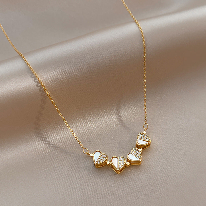 Luxurious Four Leaf Clover Jewelry, Stainless Steel