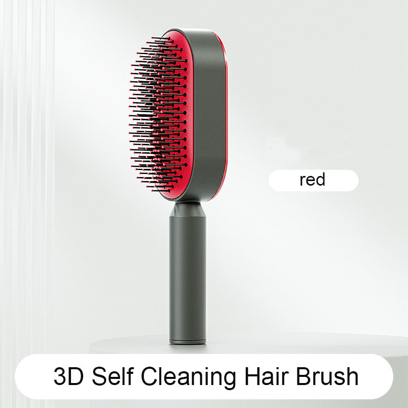 Self-Cleaning Hairbrush