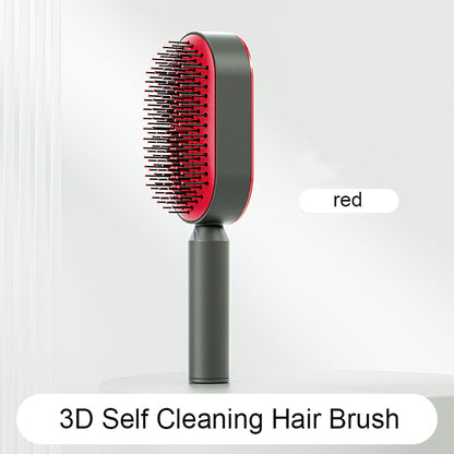 Self-Cleaning Hairbrush