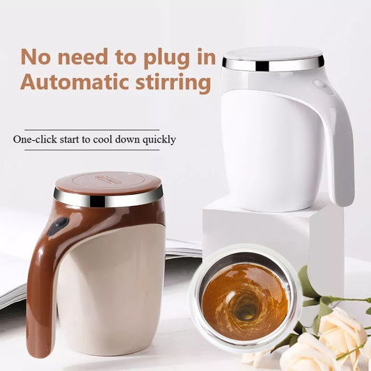Magnetized stirring cup