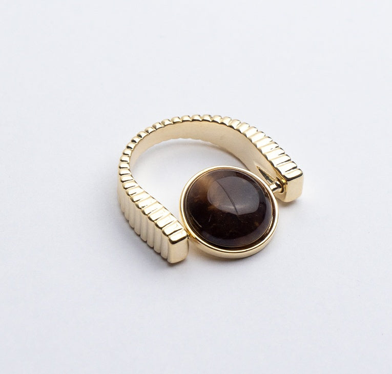 Fidget Spinner Ring - Natursten