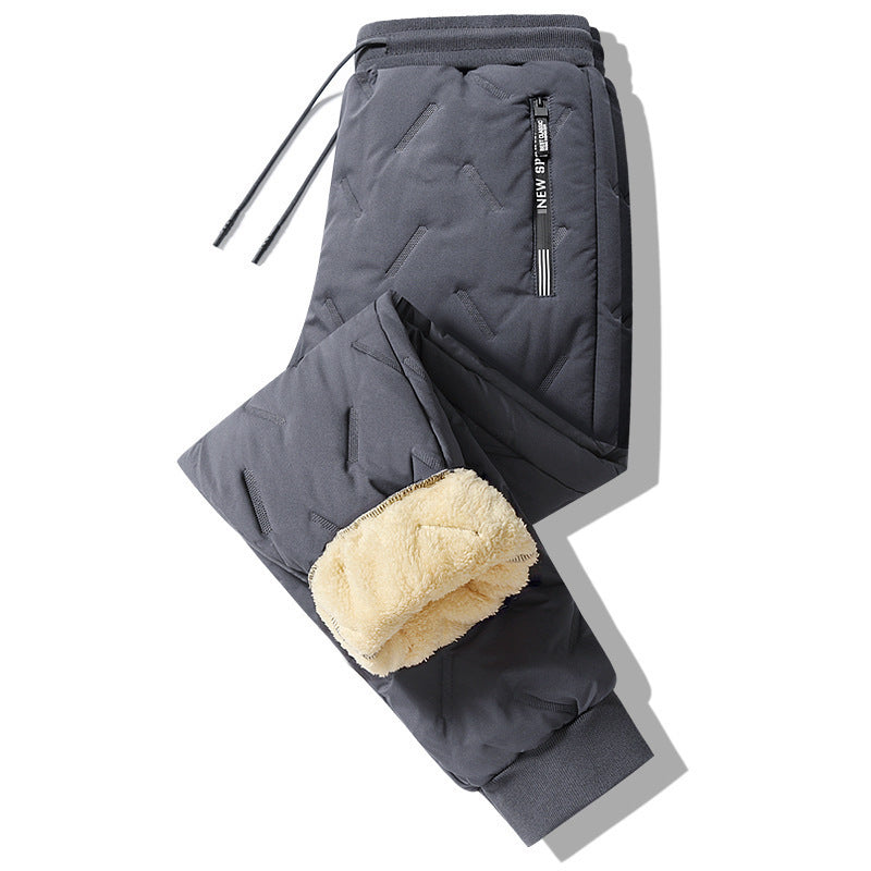 Fleece mjukisbyxa lammull, vattentät vindtät