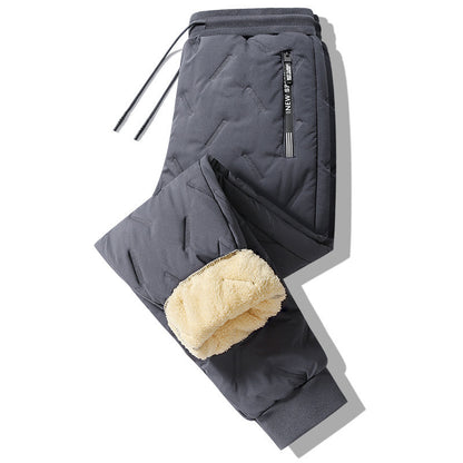 Fleece mjukisbyxa lammull, vattentät vindtät