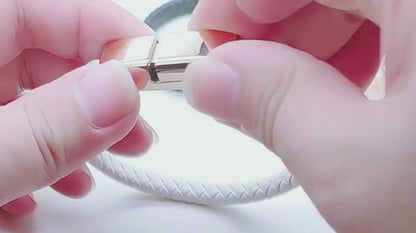 Läderarmband - Laddare USB