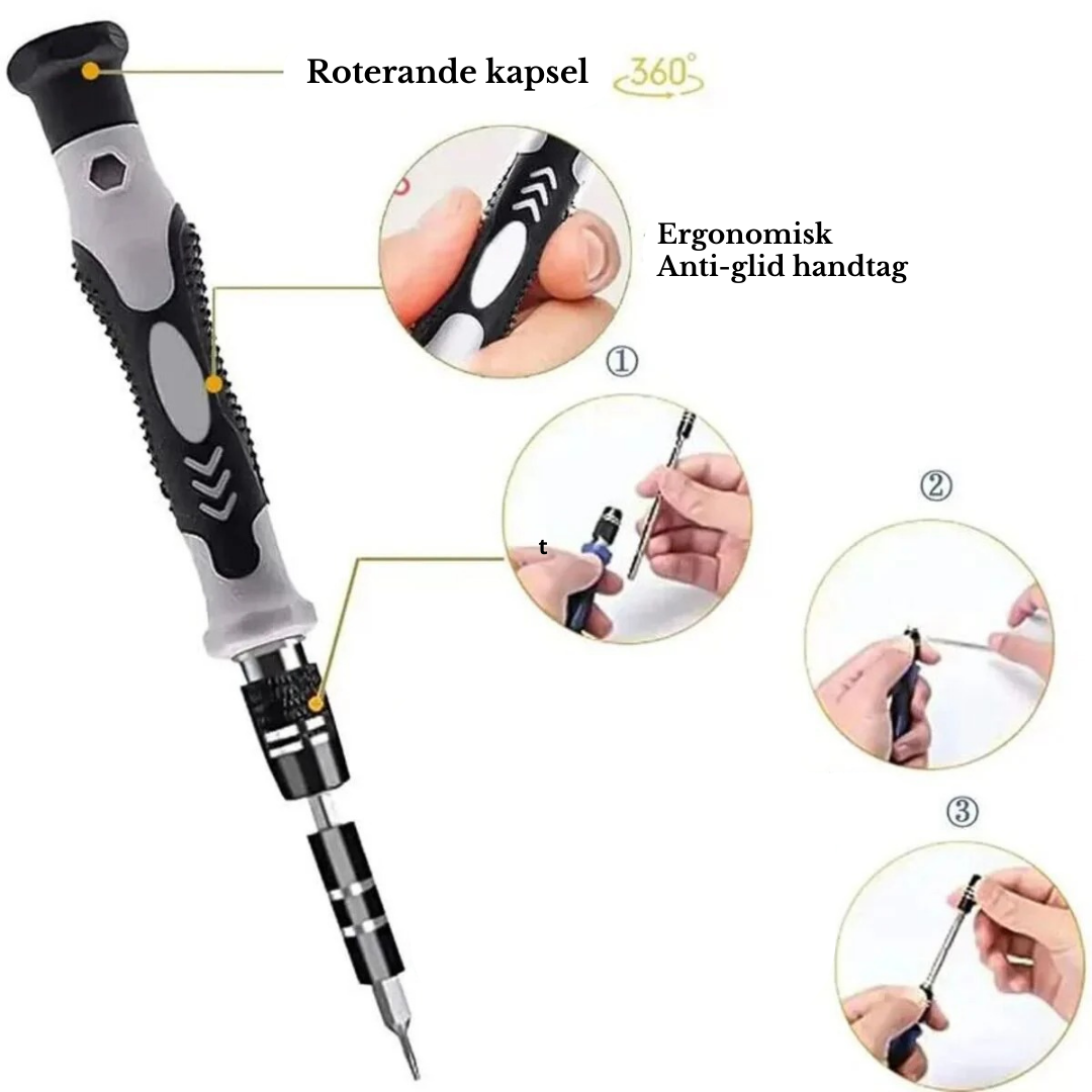 115 i 1 Precision Skruvmejsel Set