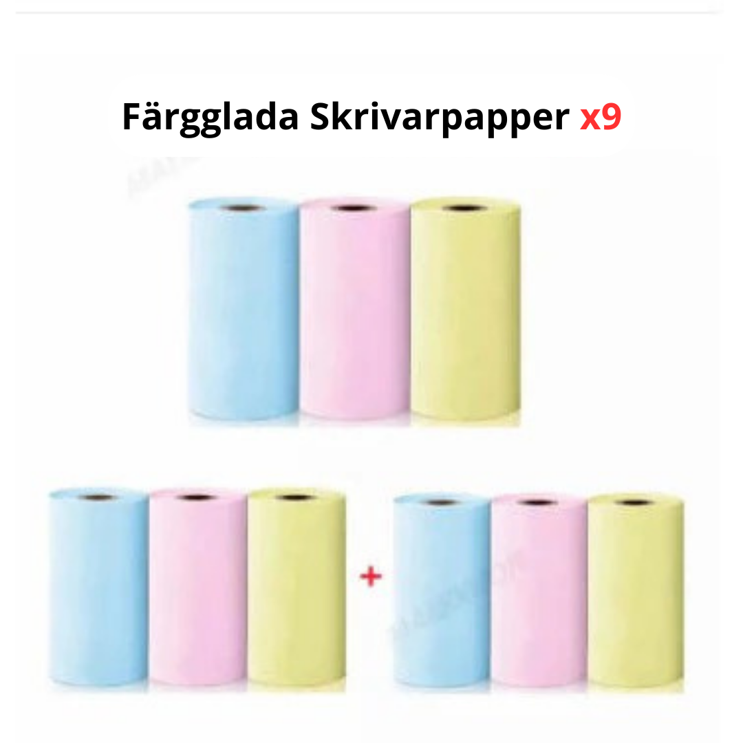 Bärbar Termisk Minietikettskrivare - Bluetooth-kompatibel