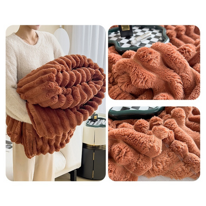 Soft Wind Bubble Velvet - Pälsfilt